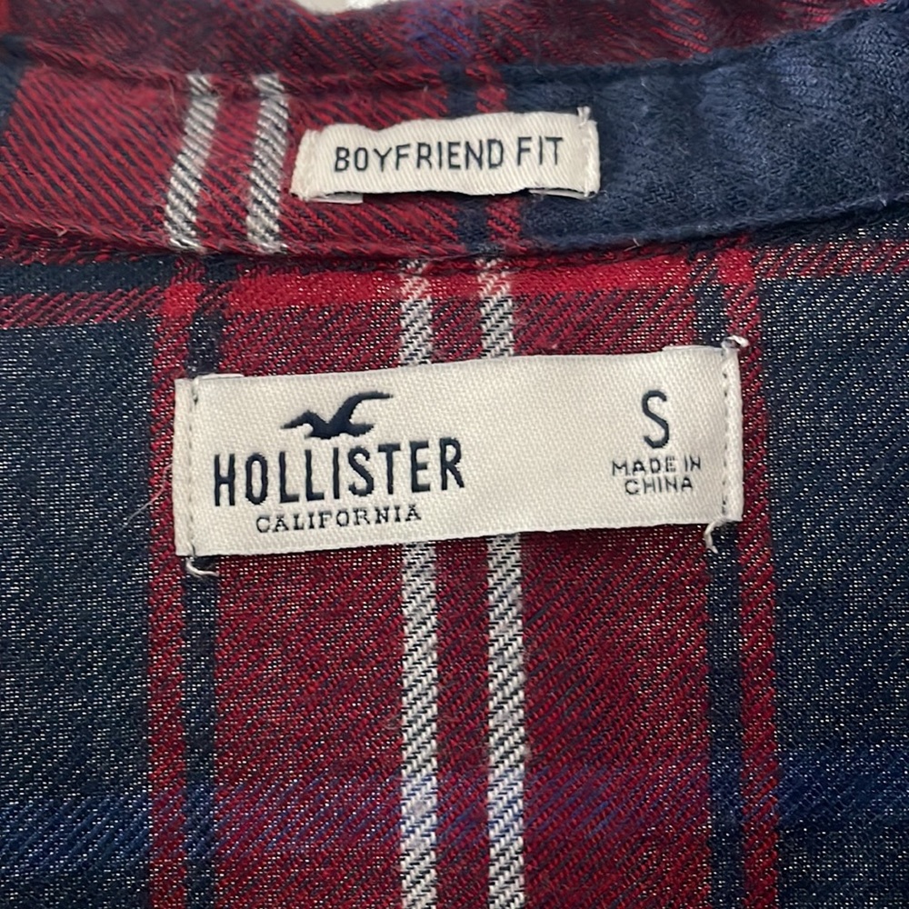 hollister boyfriend fit flannel - Picture 2 of 2